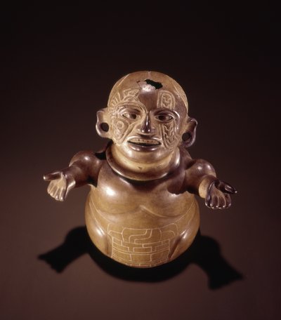 Effigy jar with lid, Teotihuacan Culture by Pre Columbian Pre Columbian